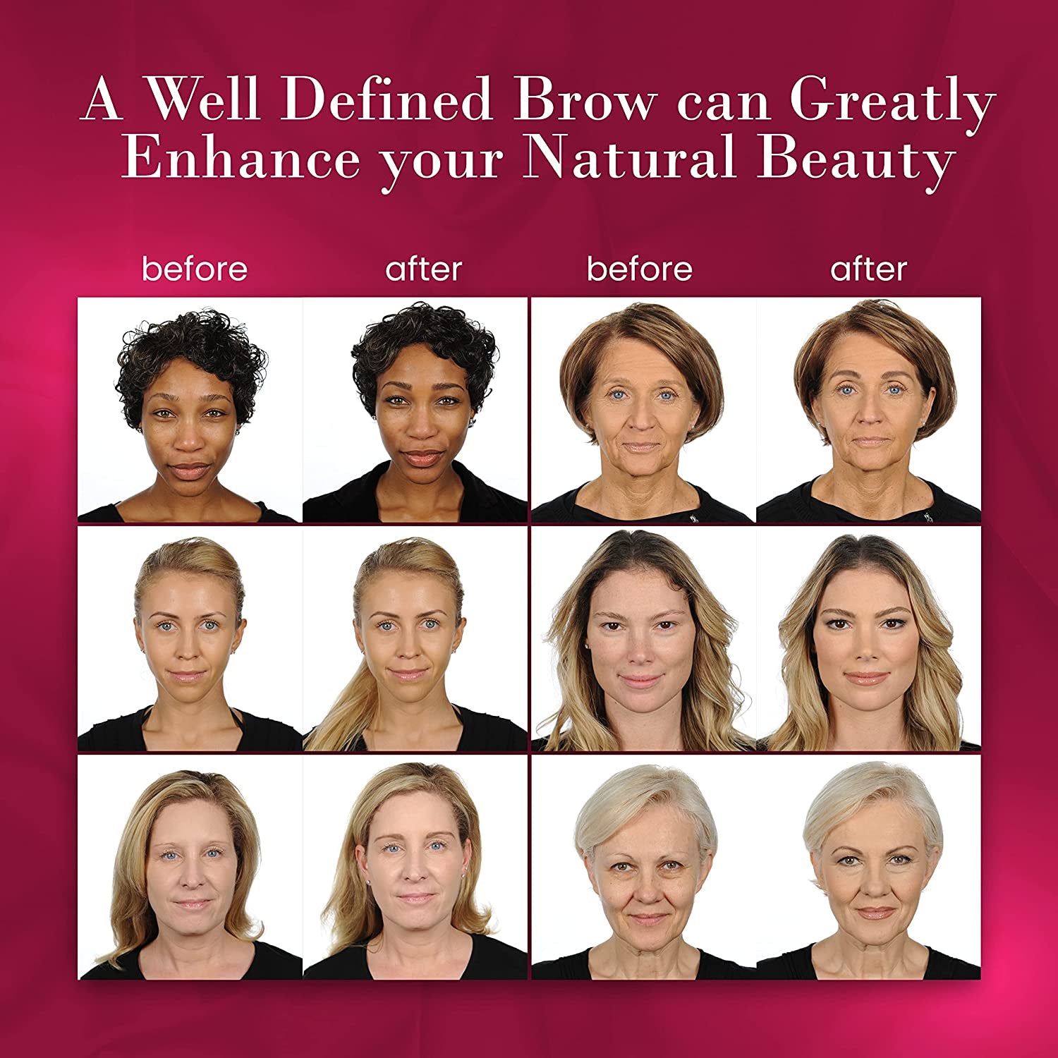 YBF Beauty Eyebrow Pencil - Universal Automatic Brow Pencil with Spoolie Brush - Perfect Eyebrow Makeup Shaper and Filler for Women - All Hair Colors & Skin Tones - Taupe Eyebrow Liner - 2 Pack